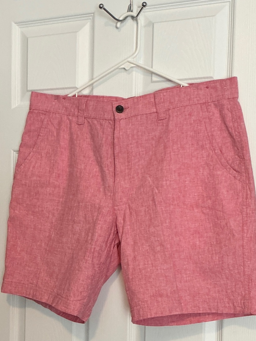 St. John's Bay Pink Flat-Front Casual Shorts